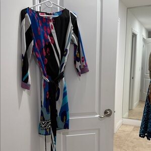 Hale Bob Multicolor Patterned Women's Dress